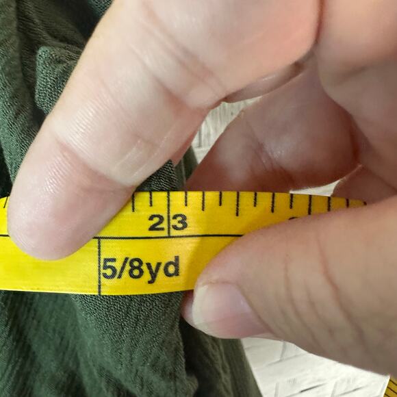 Torrid women’s skater dress cold shoulder gauze hunter Green fall goth plus Size - Picture 10 of 14